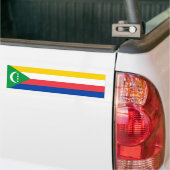 Comoren vlag bumpersticker (Op Truck)