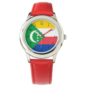 Comoren vlag horloge