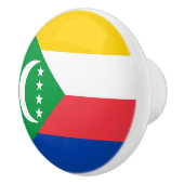 Comoren vlag keramische knop (Rechts)