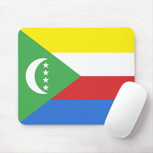 Comoren vlag muismat (Met muis)