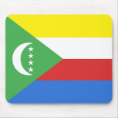 Comoren vlag muismat (Voorkant)