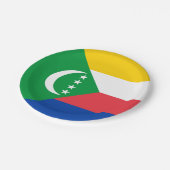 Comoren Vlag Papieren Bordje (Gekanteld)