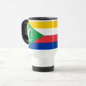 Comoren vlag reisbeker (Voorkant links)