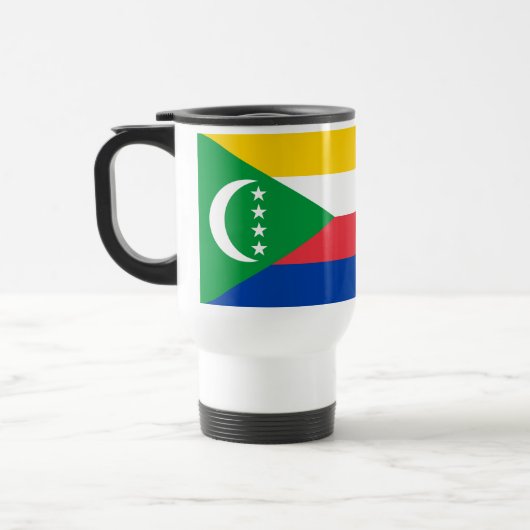 Comoren vlag reisbeker (Links)