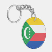 Comoren vlag sleutelhanger (Voorkant Links)