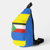 Comoren vlag sling bag (Rechterhoek)