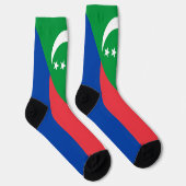 Comoren vlag sokken (Rechts)