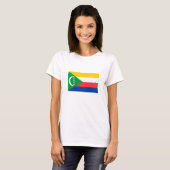 Comoren vlag t-shirt (Voorkant volledig)