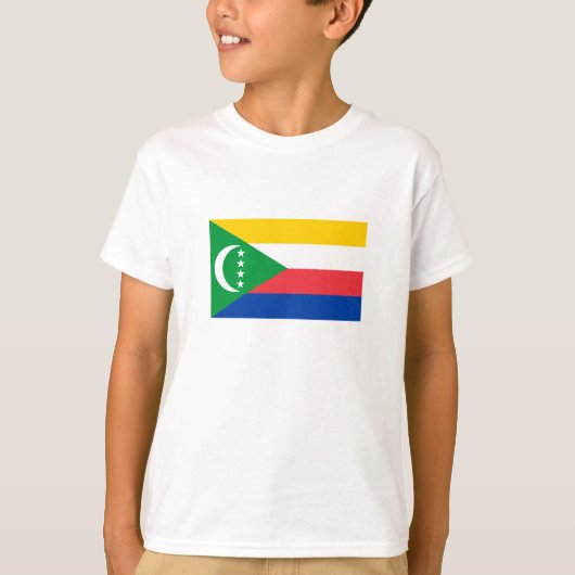 Comoren vlag t-shirt (Voorkant)