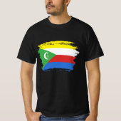Comoren vlag t-shirt (Voorkant)