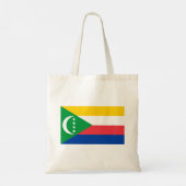 Comoren vlag tote bag (Achterkant)