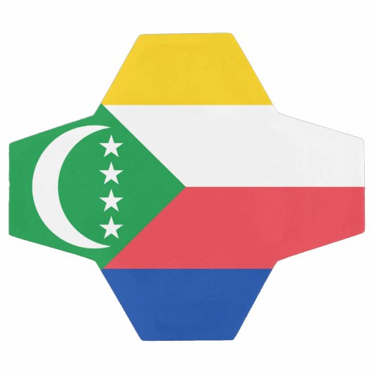 Comoren vlag voetbal (Enkel)