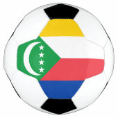Comoren vlag voetbal (Voorkant)