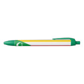 Comoren Vlag Zwarte Inkt Pen (Bovenkant)