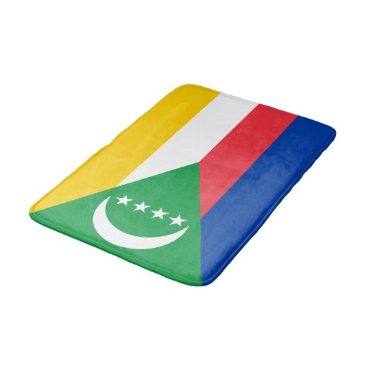 Comorese vlag badmat (Gekanteld)