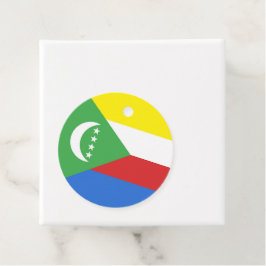 Comorese vlag bedankjes labels