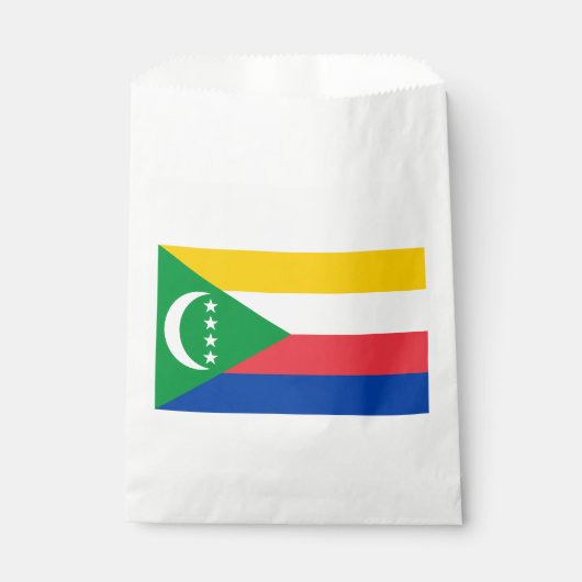 Comorese vlag bedankzakje (Voorkant)