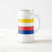Comorese vlag bierpul (Voorkant rechts)