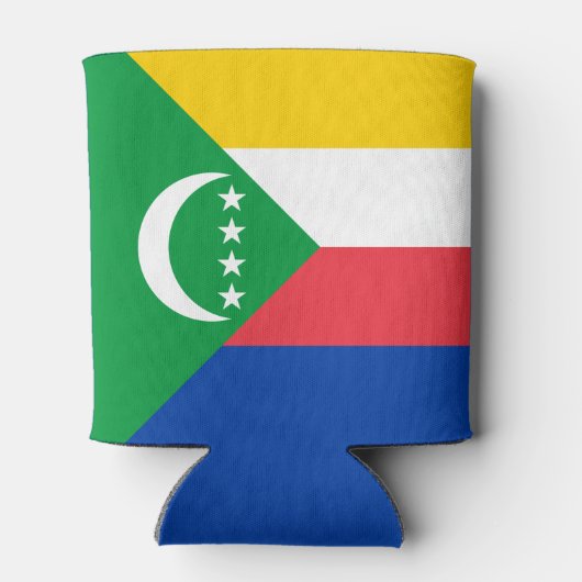 Comorese vlag blikjeskoeler (Achterkant)