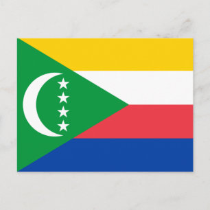 Comorese vlag briefkaart