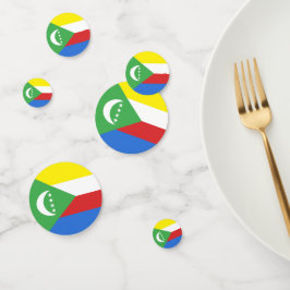 Comorese vlag confetti