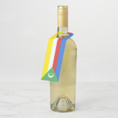 Comorese vlag flessenhanger (Schuin)