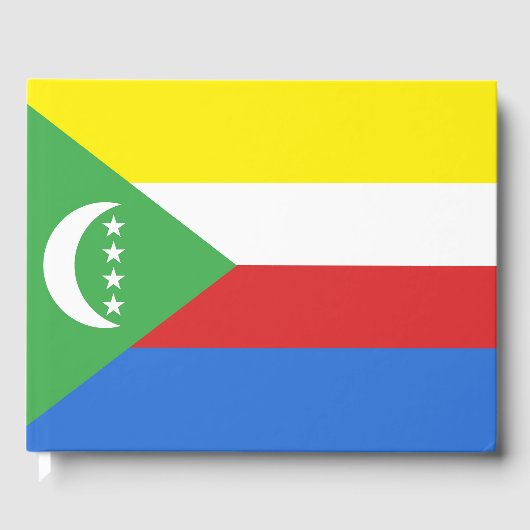 Comorese vlag gastenboek (Voorkant)