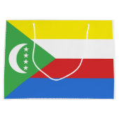 Comorese vlag groot cadeauzakje (Voorkant)