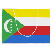 Comorese vlag groot cadeauzakje (Achterkant)