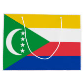 Comorese vlag groot cadeauzakje (Achterkant)