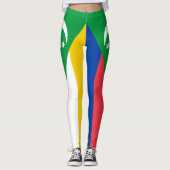 Comorese vlag leggings (Voorkant)