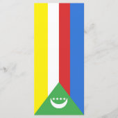 Comorese vlag menu (Voorkant)