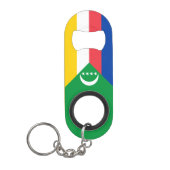 Comorese vlag mini flessenopener (Voorkant)