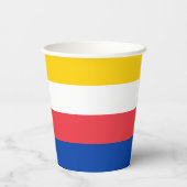 Comorese vlag papieren bekers (Achterkant)