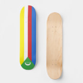 Comorese vlag persoonlijk skateboard (Voorkant)