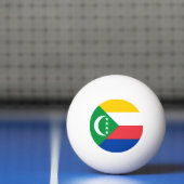 Comorese vlag pingpongbal (Net)