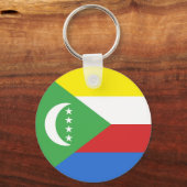 Comorese vlag sleutelhanger (Voorkant)