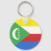 Comorese vlag sleutelhanger (Achterkant)