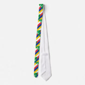 Comorese vlag stropdas (Achterkant)