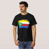 Comorese vlag t-shirt (Voorkant volledig)