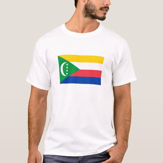 Comorese vlag t-shirt (Voorkant)