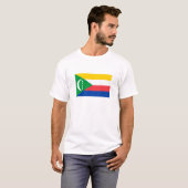 Comorese vlag t-shirt (Voorkant volledig)