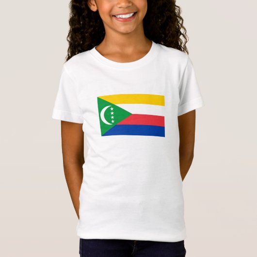 Comorese vlag t-shirt (Voorkant)