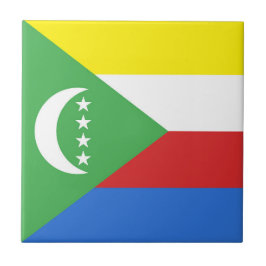 Comorese vlag tegeltje