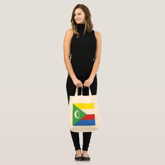 Comorese vlag tote bag (Voorkant (model))