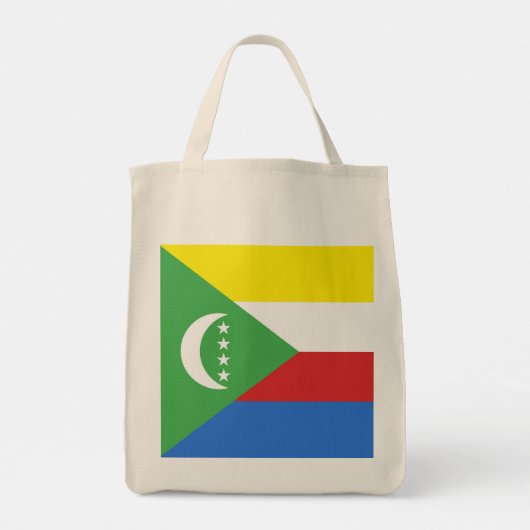 Comorese vlag tote bag (Achterkant)