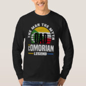 Comorian Comoros Comorian Flag Fathers Day T-shirt (Voorkant)
