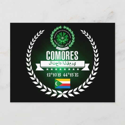 Comoros Briefkaart (Voorkant)