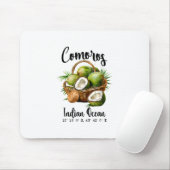 Comoros Coconut Indian Ocean Tropical Island Gps V Muismat (Met muis)
