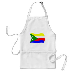 Comoros Flag Apron Standaard Schort